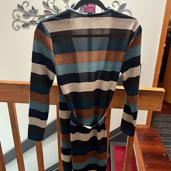 NWOT Indigo Rose Striped Cardigan Size Smallll #063 - Picture 4 of 5